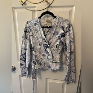 Women's Purple Wrap Jacket